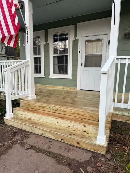 Front Porch Build - After
